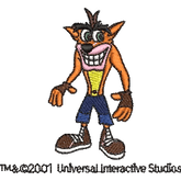Crash Bandicoot- Pack of 21 Designs - Embroidery Design - FineryEmbroidery